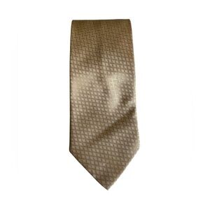 Elegant Tan Patterned Men's Tie